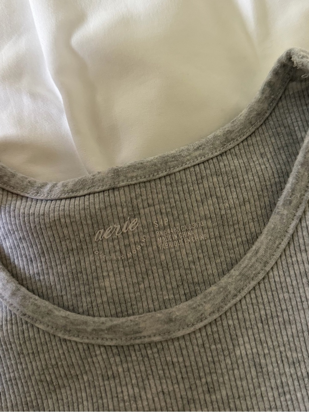 aerie Ruched Ribbed Tank Top - Picture 2 of 4